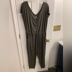 2X Olive Green Jumpsuit ~ Torrid